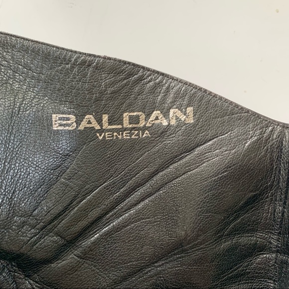 BALDAN Boot Pointed Toe Leather Ankle Bootie 37.5 (US 7) - Picture 9 of 14